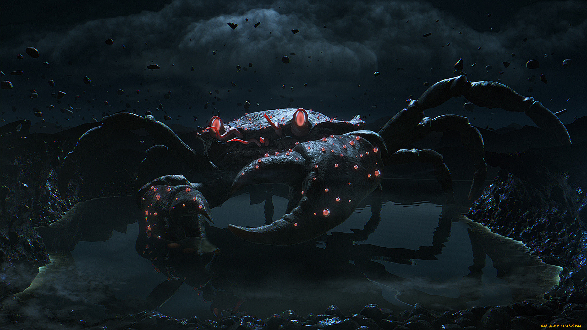3 ,  , animals, crab, pliers, monster